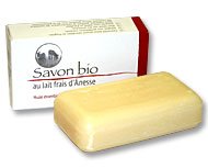 Savon bio au lait frais d'Anesse  C�dre - Les Anes d'Autan