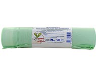 Sacs poubelle �cologiques avec lien coulissant 50 litres - Ecodoo