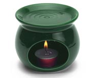 Chauffe parfum �maill� Vert - Florame