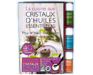 Livre Coffret initiation � la cuisine aux Cristaux huiles essentielles - Florisens