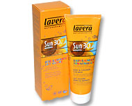 Lait solaire B�b� et Enfant IP 30 - Lavera Sun