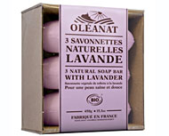 Sachet 3 savonnettes bio Lavande de Provence - Ol�anat