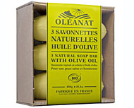 Sachet 3 savonnettes bio Olive - Ol�anat