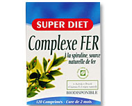 Complexe FER � la Spiruline - Super Diet