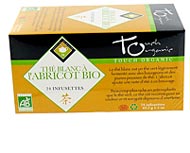 Th� Blanc bio � l'abricot -Touch'Organic