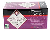 Th� Blanc bio aux fruits rouges -Touch'Organic