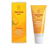 Cr�me protectrice visage B�b� au calendula - Weleda