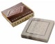Porte-savon carré marbre blanc - Tadé