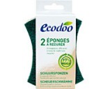 Lot de 2 Eponges à récurer en matières recyclées - Ecodoo