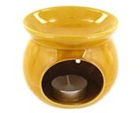 Chauffe parfum �maill� Jaune - Florame