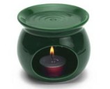 Chauffe parfum �maill� Vert - Florame