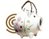 Cochon de Jardin pour spirales d'encens - Florisens