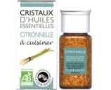 Cristaux d'huiles essentielles bio Citronnelle - Florisens