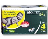 Couches jetables 7-18 kg Maxi OKO MOLTEX