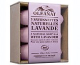 Sachet 3 savonnettes bio Lavande de Provence - Ol�anat