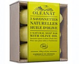 Sachet 3 savonnettes bio Olive - Ol�anat