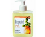 Savon liquide bio  surgras P�che-Olive - Sodasan