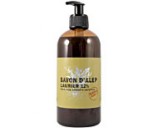 Savon d'Alep liquide Olive et Laurier 12% Laurier 500 ml avec pompe - Tad�