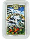 Plateau m�tal 1 tasse d�cor Village Alpin - Provence d'Antan