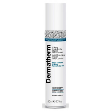 Crème hydratante légère ultra confort 50ml - Dermatherm