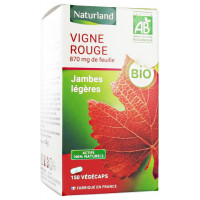 Vigne rouge bio 150 gélules Végécaps - Naturland anthocyanosides antioxydants Aromatic provence