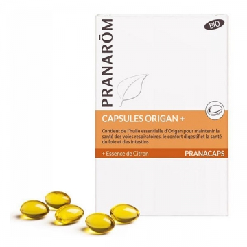 Origan Plus Bio 30 capsules - Pranarom