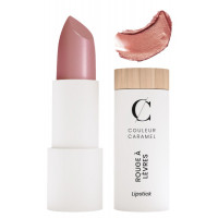 Rouge à lèvres nacré n° 256 Beige incandescent 3.5g - Couleur Caramel - Aromatic Provence maquillage lumineux