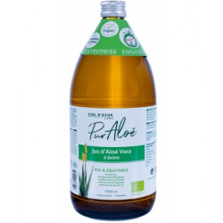 Jus bio d'Aloe Vera à boire - 1 litre - Pur Aloe