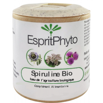 Spiruline BIO 90 gélules - EspritPhyto