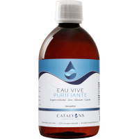 Eau vive Purifiante Recharge de 500ml Catalyons cosmétique peaux à problèmes Aromatic provence