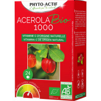 Acérola Bio 1000 AB 24 comprimés - Phyto-Actif Aromatic provence