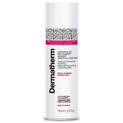 Lait nettoyant démaquillant apaisant tolérance optimale 150ml - Dermatherm