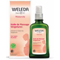Huile de massage vergetures 100 ml - Weleda, huile corps bio Aromatic Provence