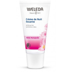 Crème de nuit lissante à la Rose Musquée 30ml - Weleda