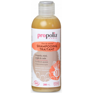 Shampoing Traitant Bio Propolis Miel Argile Cade 200ml - Propolia