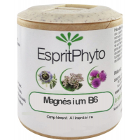 EspritPhyto - Magnésium B6 - 90 gélules Aromatic provence lactate de magnésium