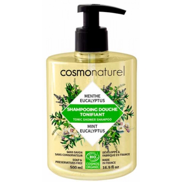 Shampooing Douche TONIQUE 2 en 1 500 ml - Cosmo Naturel