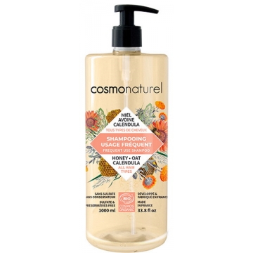 Shampooing bio Usage Fréquent 1 litre - Cosmo Naturel