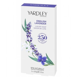 Coffret 3 savons English Lavender 3 x 100 gr - Yardley