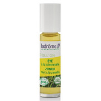 Stick répulsif à insectes Roll on été 6 heures 10ml - Ladrôme anti moustiques citronnelle Aromatic provence