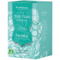 Thé vert BIO Menthe rafraichissante 18 sachets - Plant Asia