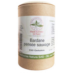 bardane pensee sauvage 150 gelules végétales - Herboristerie de paris