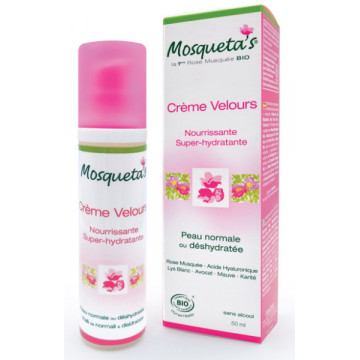 Crème velours à la Rose musquée 50ml - Mosqueta's