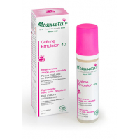 Emulsion 40 huile de rose musquée 50ml Mosqueta' s Green,   Soins hydratants bio peau sèche,  Soins bio peau sèche