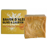 Savon d'Alep Olive et Laurier 100 g Aleppo Soap Tadé soin du visage Aromatic provence