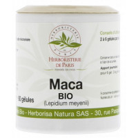 Maca Racine Bio 500mg 60 gélules - Herboristerie de paris vitalité et vigueur Aromatic provence