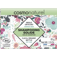 Shampooing solide Cheveux Gras 85gr - Cosmo Naturel sauge argile coco Aromatic provence