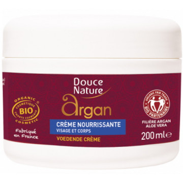 Crème Nourrissante visage et corps à l'huile d'Argan bio 200ml - Douce Nature