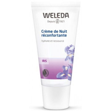Crème de nuit réconfortante à l'Iris hydrate et ressource 30ml - Weleda