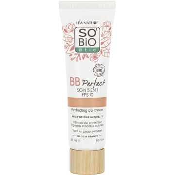 BB Crème Perfect 5 en 1 FPS10 Clair 30ml - So Bio Etic